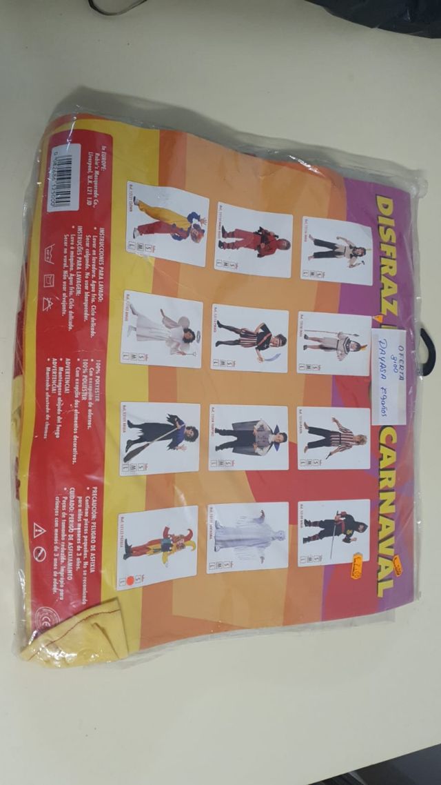 Disfraz de payasa talla M