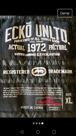Cazadora negra Ecko Unltd