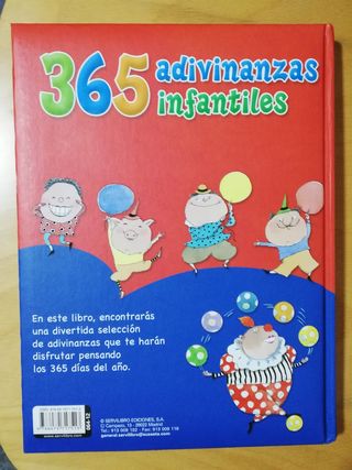 Libro 365 adivinanzas infantiles