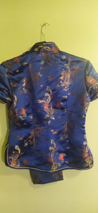 Camisa y bolso kimono