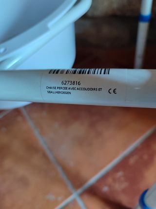 Cadeira WC com balde