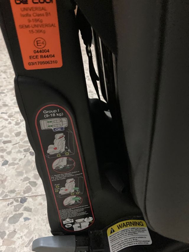 silla be cool isofix
