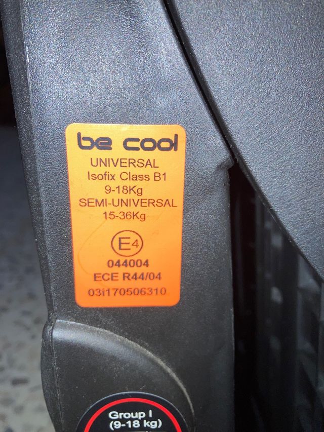 silla be cool isofix