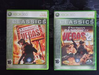 Lote rainbow six Vegas xbox 360