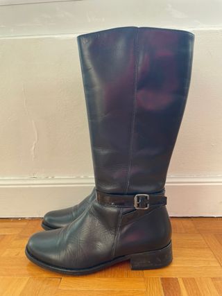 Botas altas de piel