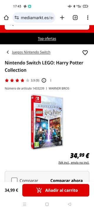 Harry Potter Lego per Nintendo Switch