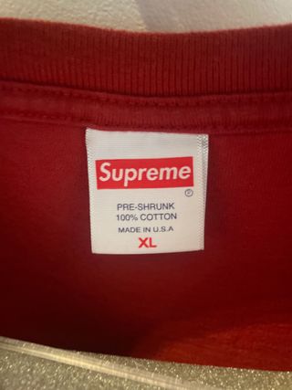 camiseta supreme “Friends Frog Red Tee” 100% real