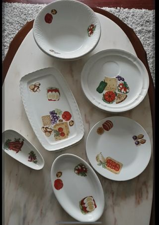 Vajilla Pontesa vintage