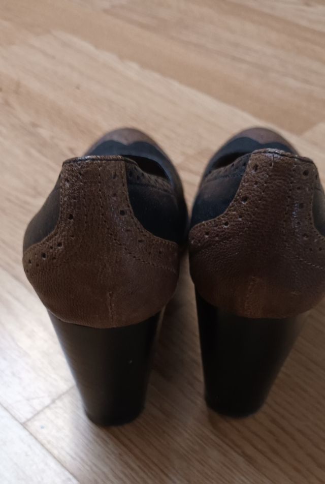 Zapatos tacón negros Coral Blue