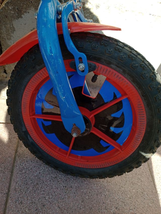 Bicicleta espiderman