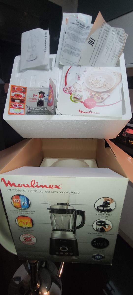 BATIDORA DE VASO Moulinex Ultrablend Cook LM962B10