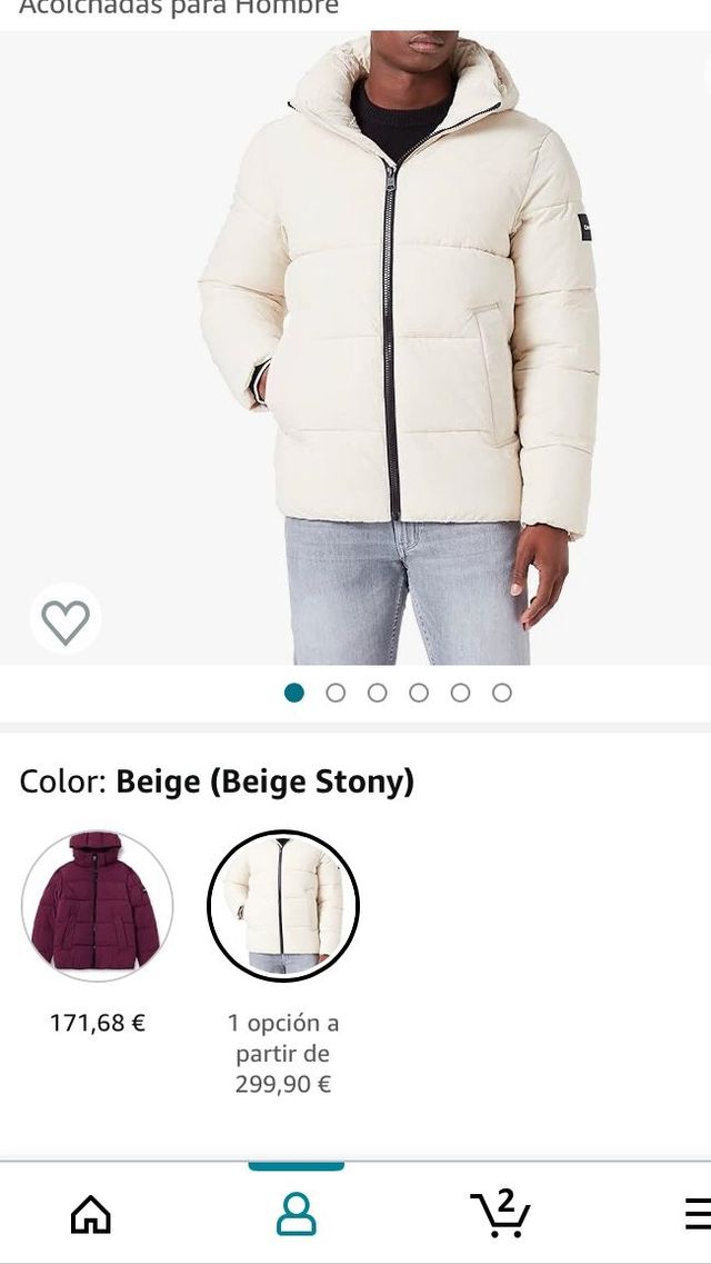 Chaqueta acolchada hombre Calvin Klein