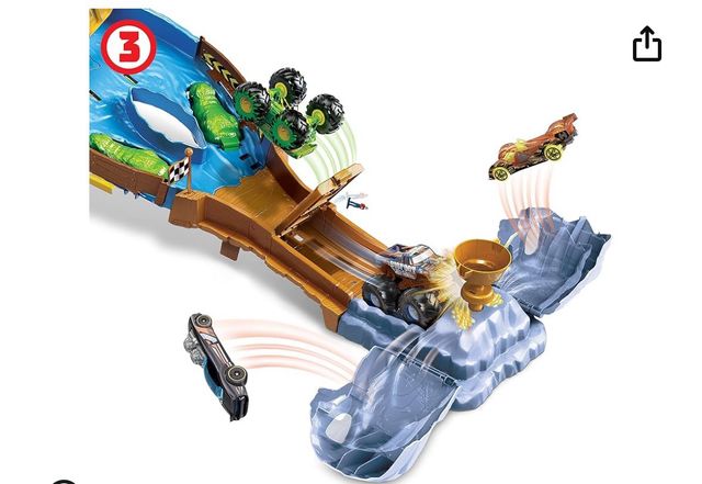 Pista Hot Wheels torneo de los titanes