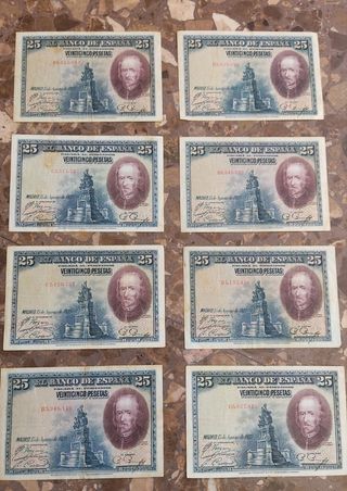 Billetes 25 pesetas