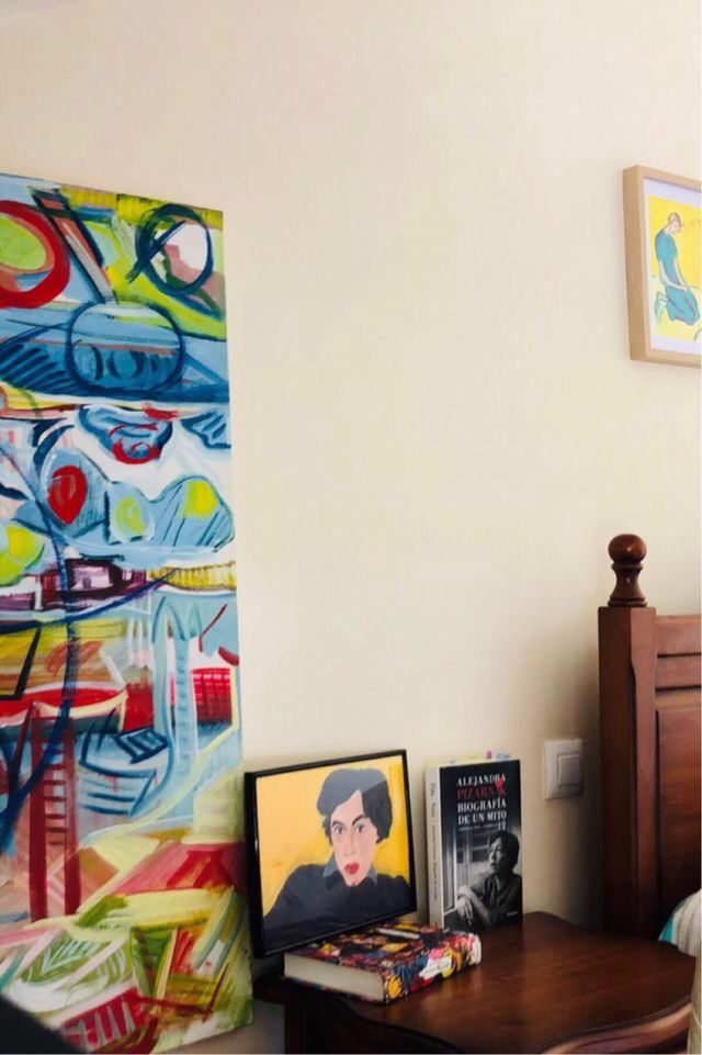 Alejandra Pizarnik escritoras Retrato cuadro poeta