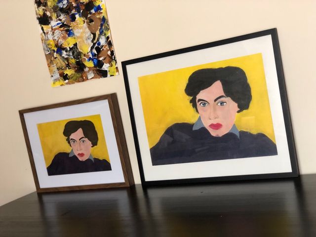 Alejandra Pizarnik escritoras Retrato cuadro poeta