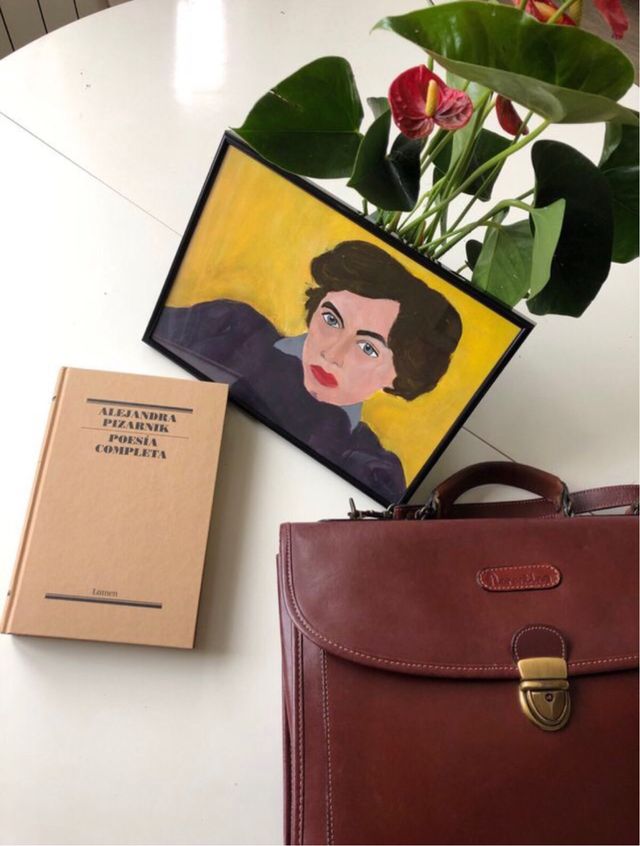 Alejandra Pizarnik escritoras Retrato cuadro poeta