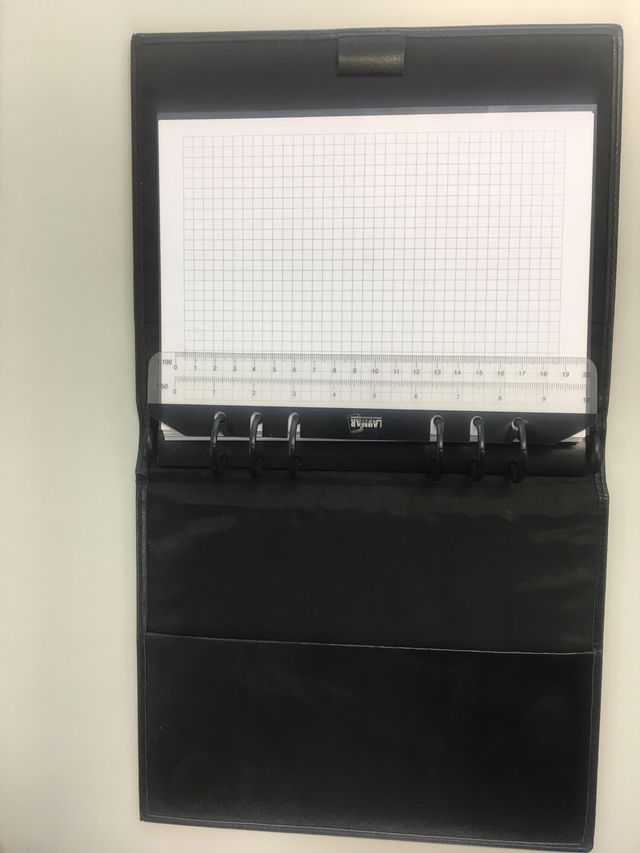 Conjunto agenda y billetero en cuero