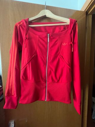 Sudadera Adidas Original mujer roja