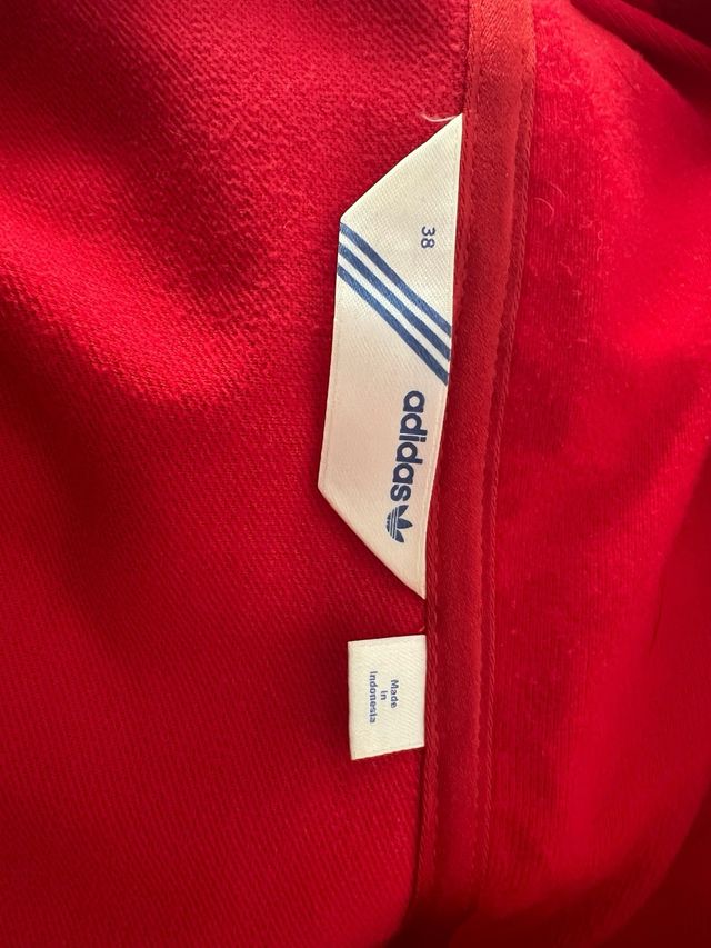 Sudadera Adidas Original mujer roja