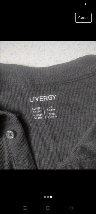 Camiseta livergy nueva sin etiquetas