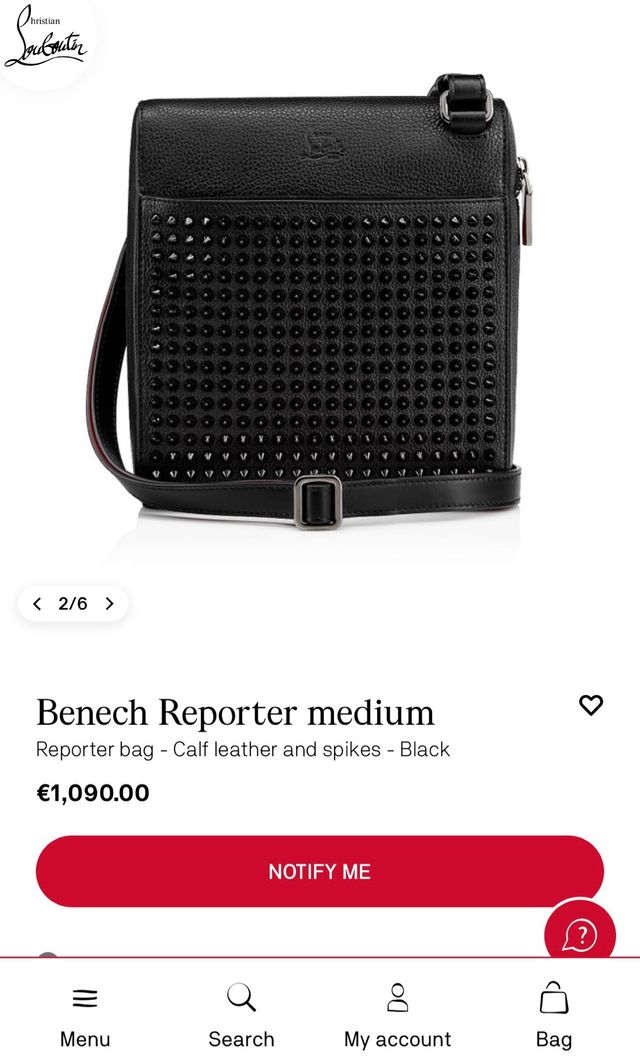 bandolera christian louboutin