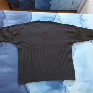 Jersey de punto hombre gris oscuro talla M-L