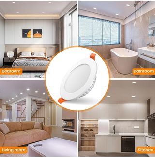 Luces led empotrable (pack de 6)