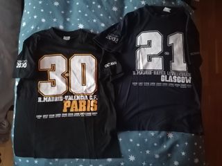 Camisetas Copas de Europa Octava y Novena RMCF