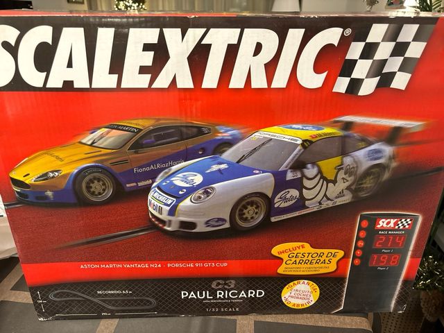 Scalextric C3 Paul Ricard ampliado con C1 Rally