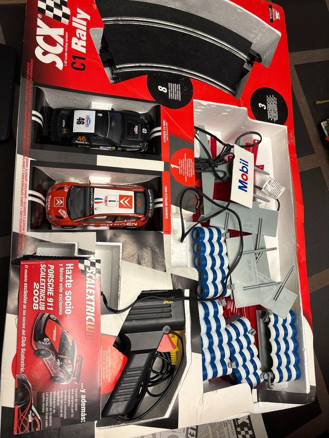 Scalextric C3 Paul Ricard ampliado con C1 Rally