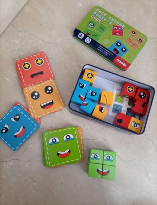 Juego de caras, Face change Rubik's cube