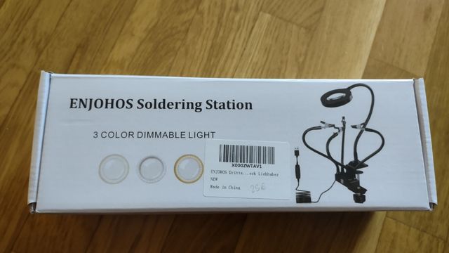 Enjohos tercera mano soporte soldador