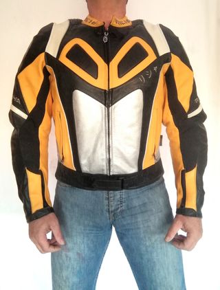 Racing motociclismo cuero auténtico Richa. M. Medi