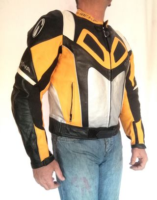Racing motociclismo cuero auténtico Richa. M. Medi