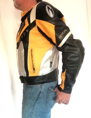 Racing motociclismo cuero auténtico Richa. M. Medi