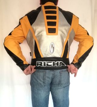 Racing motociclismo cuero auténtico Richa. M. Medi