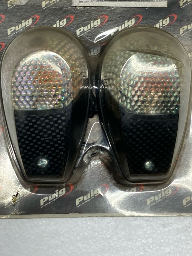 JGO. INTERMITENTES RACING CARBONO CRISTAL LASER