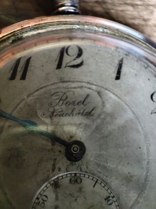 BOREL Neushatel Vintage Mechanical Pocket Watch