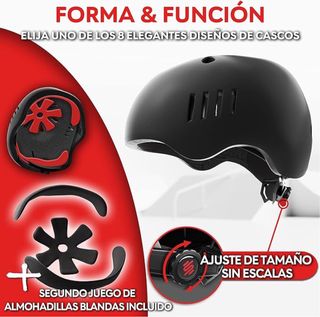 Casco skate/bici adolescente/adulto