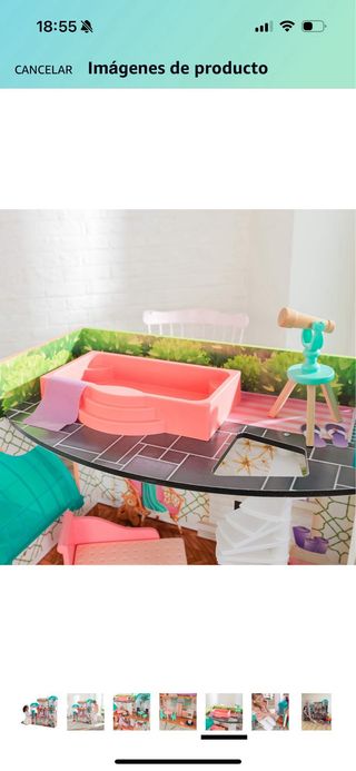 Casa de muñecas con sus accesorios 60€