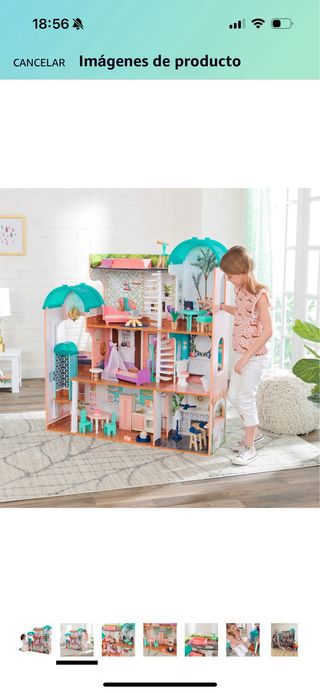 Casa de muñecas con sus accesorios 60€