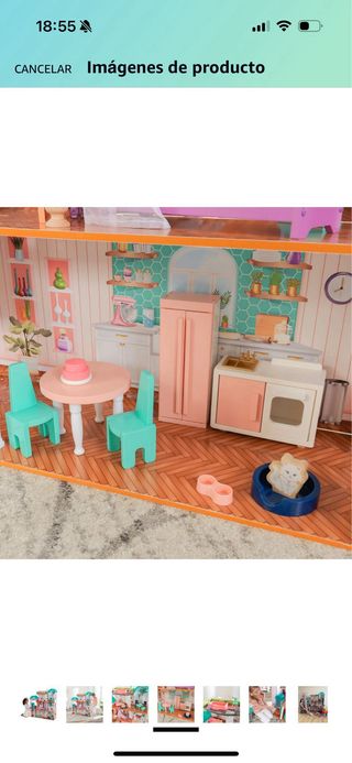 Casa de muñecas con sus accesorios 60€