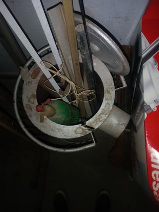 Estufa leña redonda