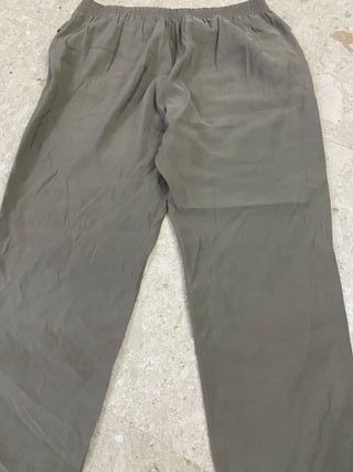 Pantalón largo verde pitillo ancho XXL