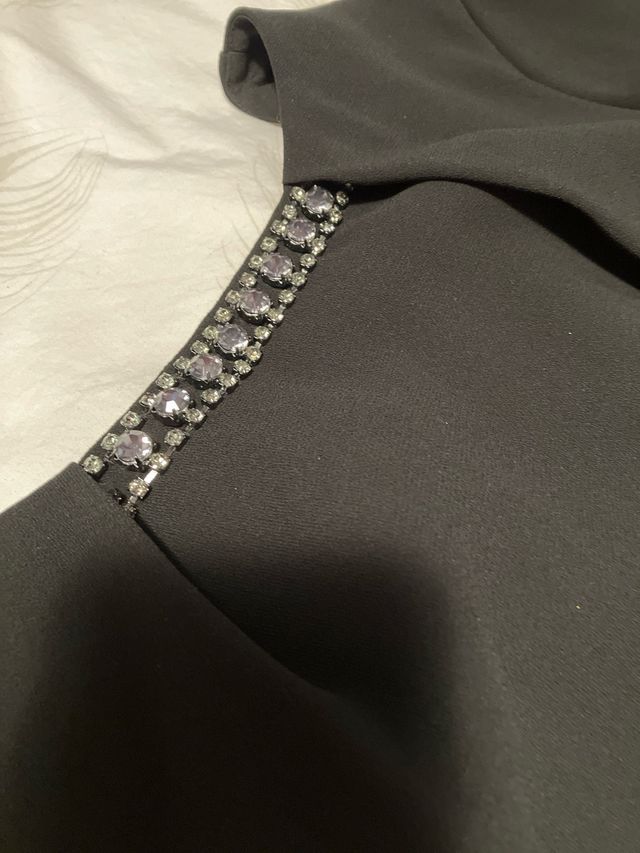 vestido negro Caramelo talla 40 Nuevo