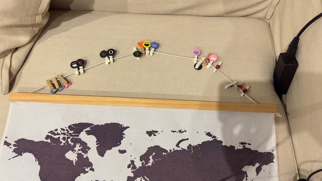 Mapa Del Mundo para Coser / Mapa Mundi