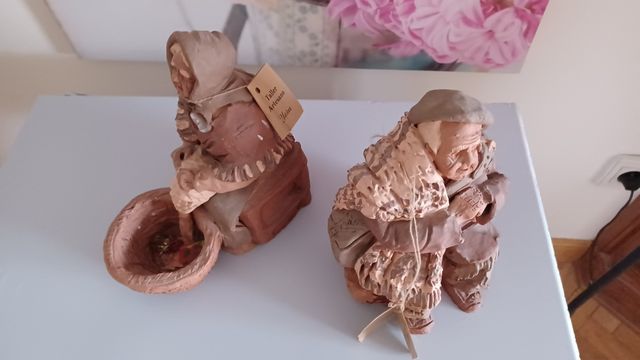 Figuras de barro de Yañez en perecto estado nuevas