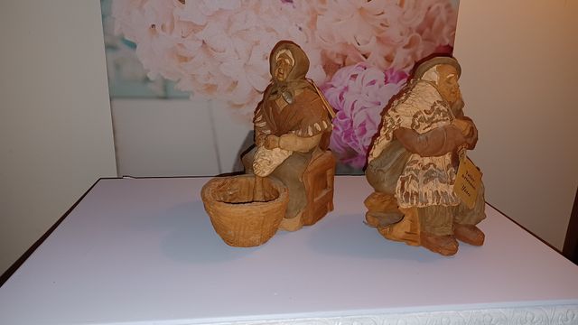 Figuras de barro de Yañez en perecto estado nuevas