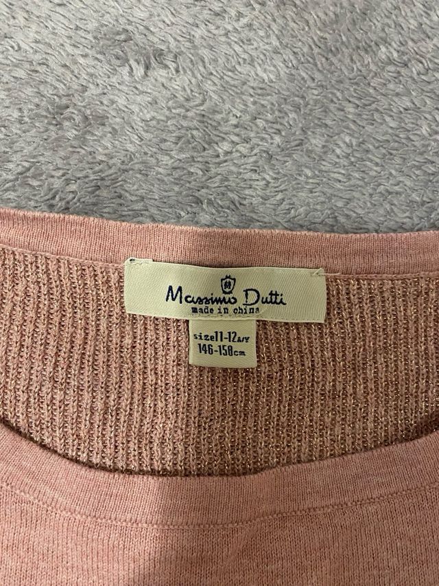 Jersei Massimo Dutti espalda con brillo
